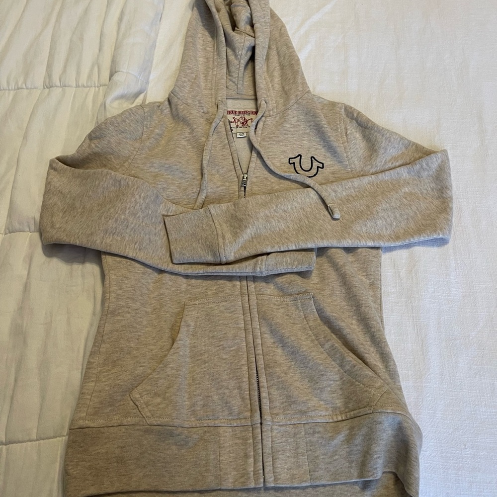 True Religion Gray Hoodie